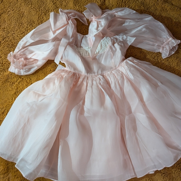 The DaVinci Puff Dress 💮 SELKIE 💮 SMALL - Picture 1 of 7